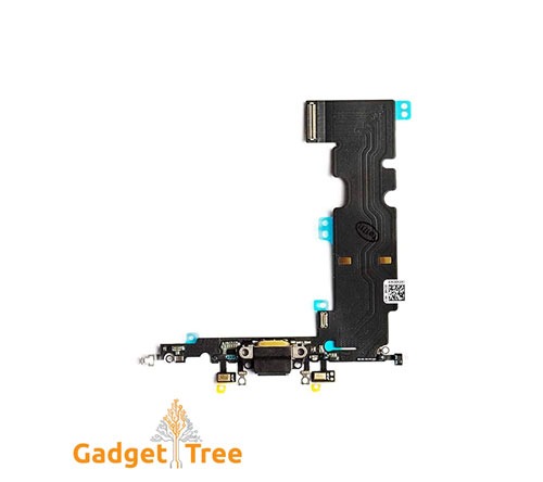 Charging Port USB Audio Connector Dock Flex Cable for iPhone 8Plus Black
