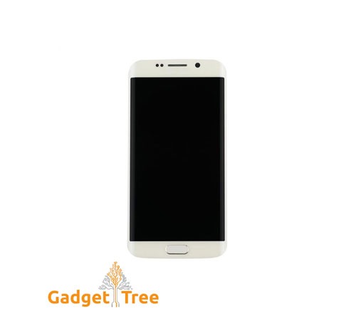 Samsung Galaxy S6 Edge LCD Screen [With Frame] White