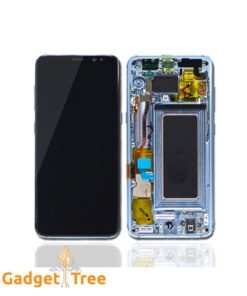 Samsung Galaxy S8 LCD Screen [With Frame] Blue
